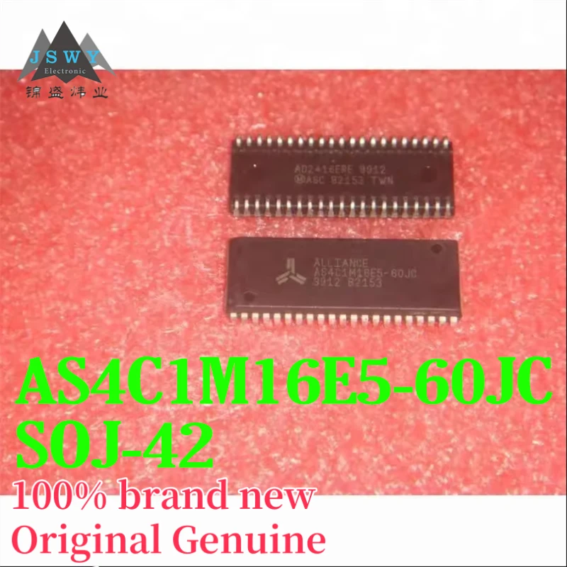 

(5/50pcs) AS4C1M16E5-60JC AS4C1M16E5 SOJ42 Integrated Circuit IC Genuine Authentic Stock Electronics Free Shipping