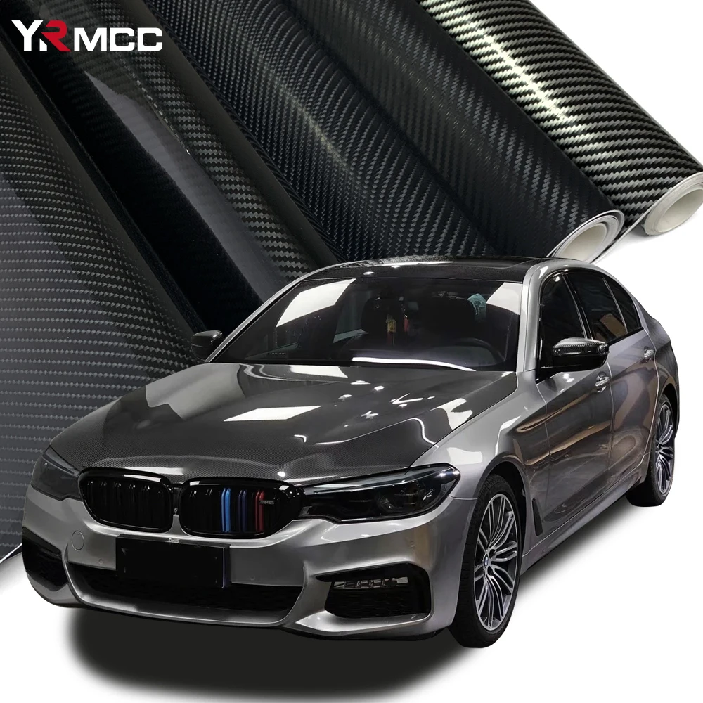 

Car Adhesive Vinyl Wrap Auto Tuning Car Stickers Waterproof Carbon Fiber Glossy Matte Black Film Covering Vehicle Accessories