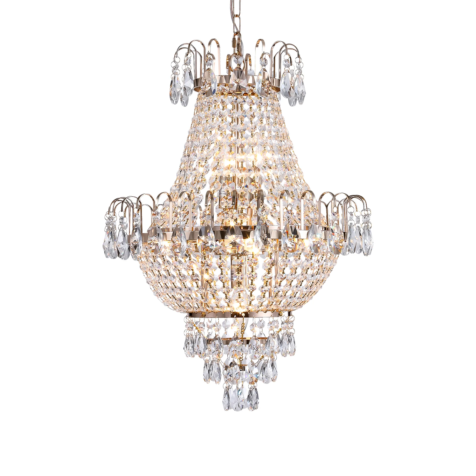 

K9 Crystal Chandelier Led Crystal Ceiling Lights Stylish Chandelier Pendant Lighting Fixture Decoration For Bedroom Hallway Livi