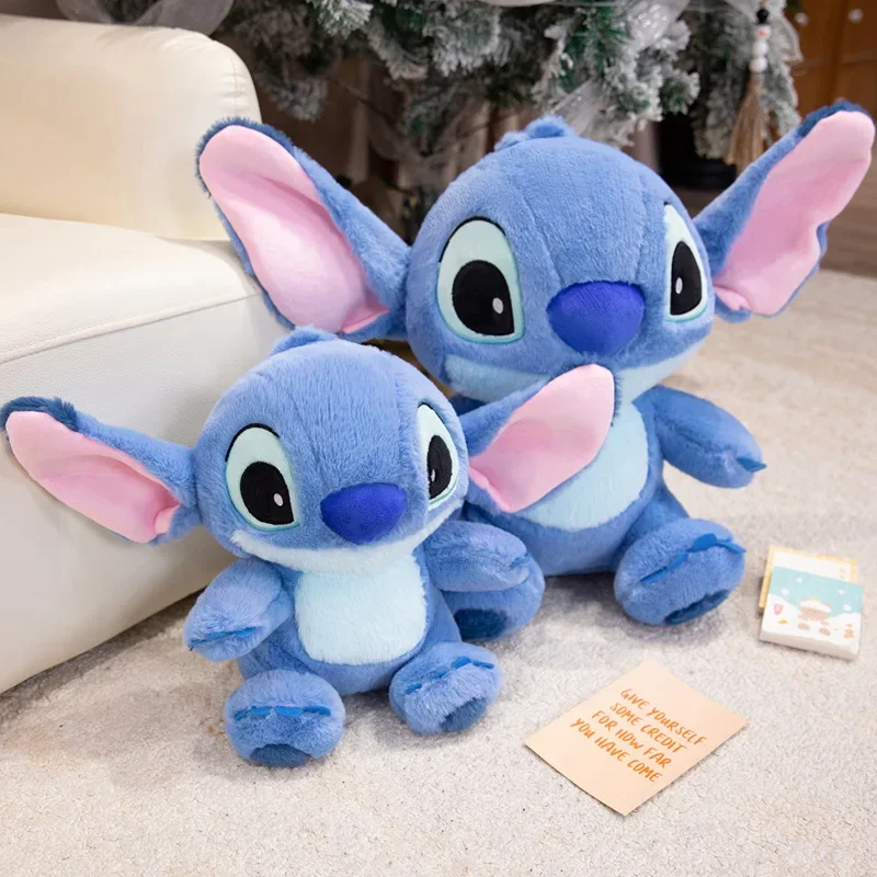 Jouet en peluche point géant Lilo & Stitch, poupée en peluche Alien bleue mignonne, peluche douce à câliner, cadeaux d'anniversaire, décoration de la maison