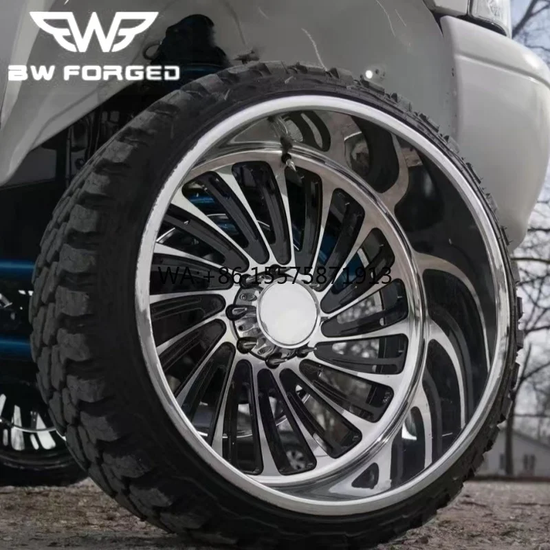

Custom Deep Dish Wheels 6x5.5 6x139.7 8x6.5 8x170 8x180 Polished Forged Rims 20x10 22x12 22x14 24x12 24x14 Offroad Truck Rim