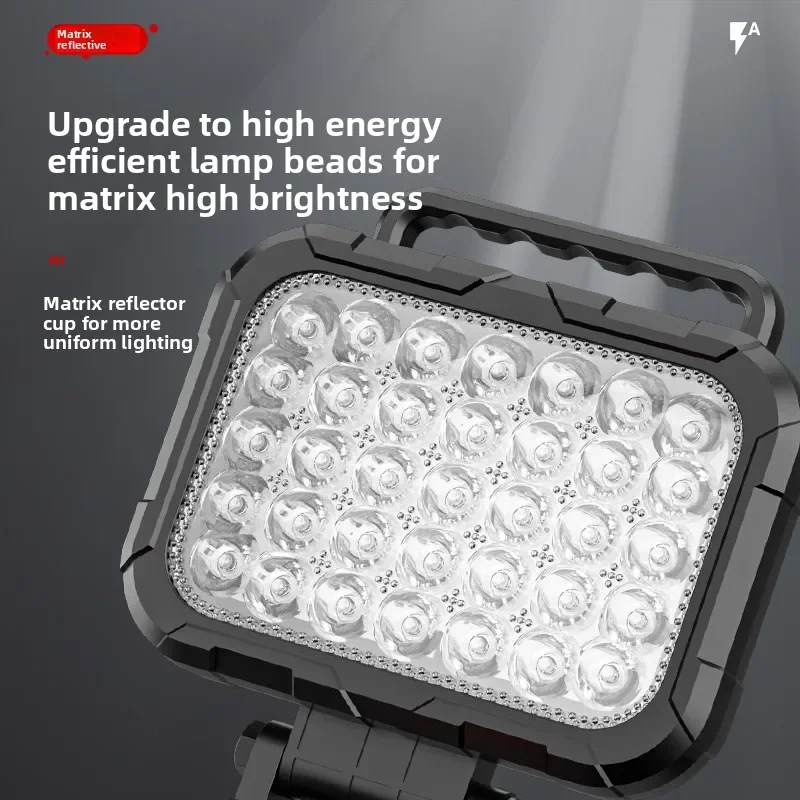 

Прочный уличный рабочий фонарь для аккумуляторов Dewalt/Makita/Milwaukee, портативный светодиодный светильник с USB-портом, 3-дюймовый фонарик