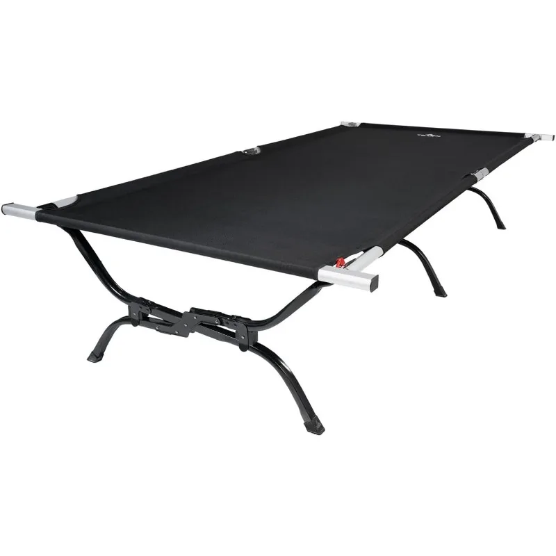 Cuna de camping Teton con brazo pivotante, cuna de camping plegable, lona resistente y duradera, cómoda cama para dormir para adultos, portátil