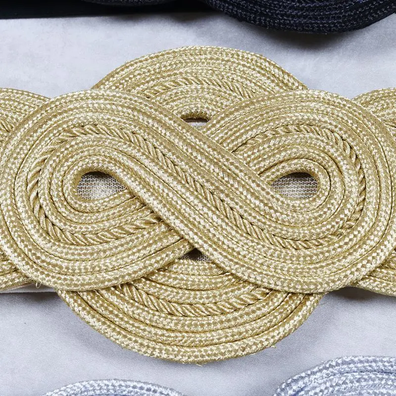 Elastic Waistband Belt for Women Ethnic Style Waist Belt Cummerbunds Perfect for Female Dress and Blouse Decoration