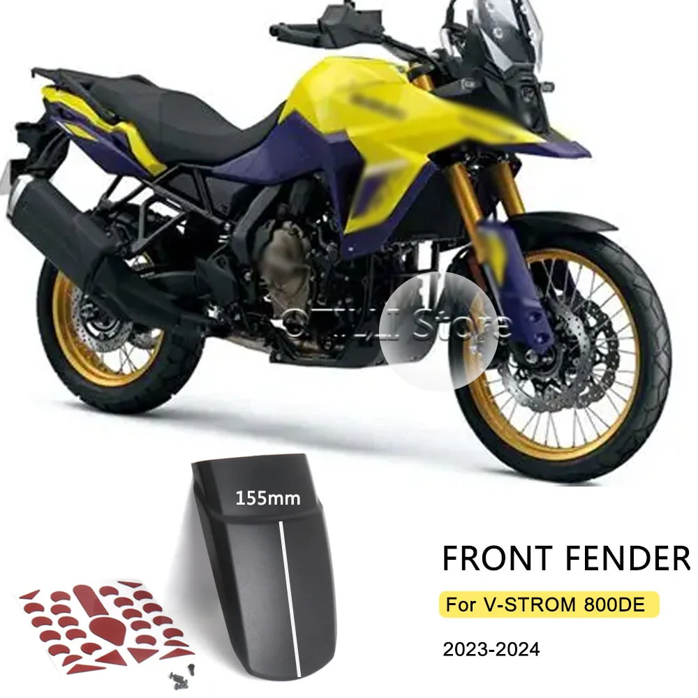 

Motorcycle Fender Hugger Extension For Suzuki V-Strom 800DE V-STROM 800 DE 2023 2024 Accessories Front Mudguard Extender