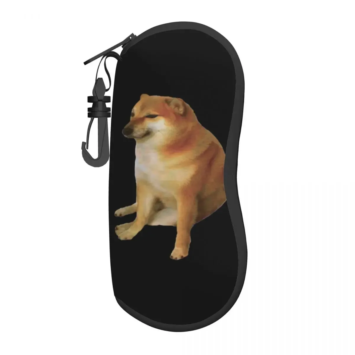 Cheems Hond Grappige Shiba Inu Dank Meme Shell Brillenkoker Vrouwen Mannen Leuke Brillenkoker Zonnebril Box Pouch