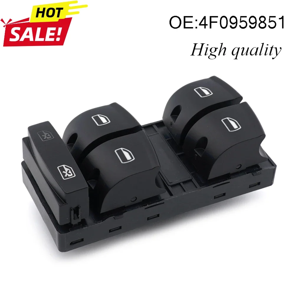 

4F0959851 4F0959851F For Audi A3 Sportback A6 C6 Sedan New Car Electric Power Panel Window Control Switch Master Button