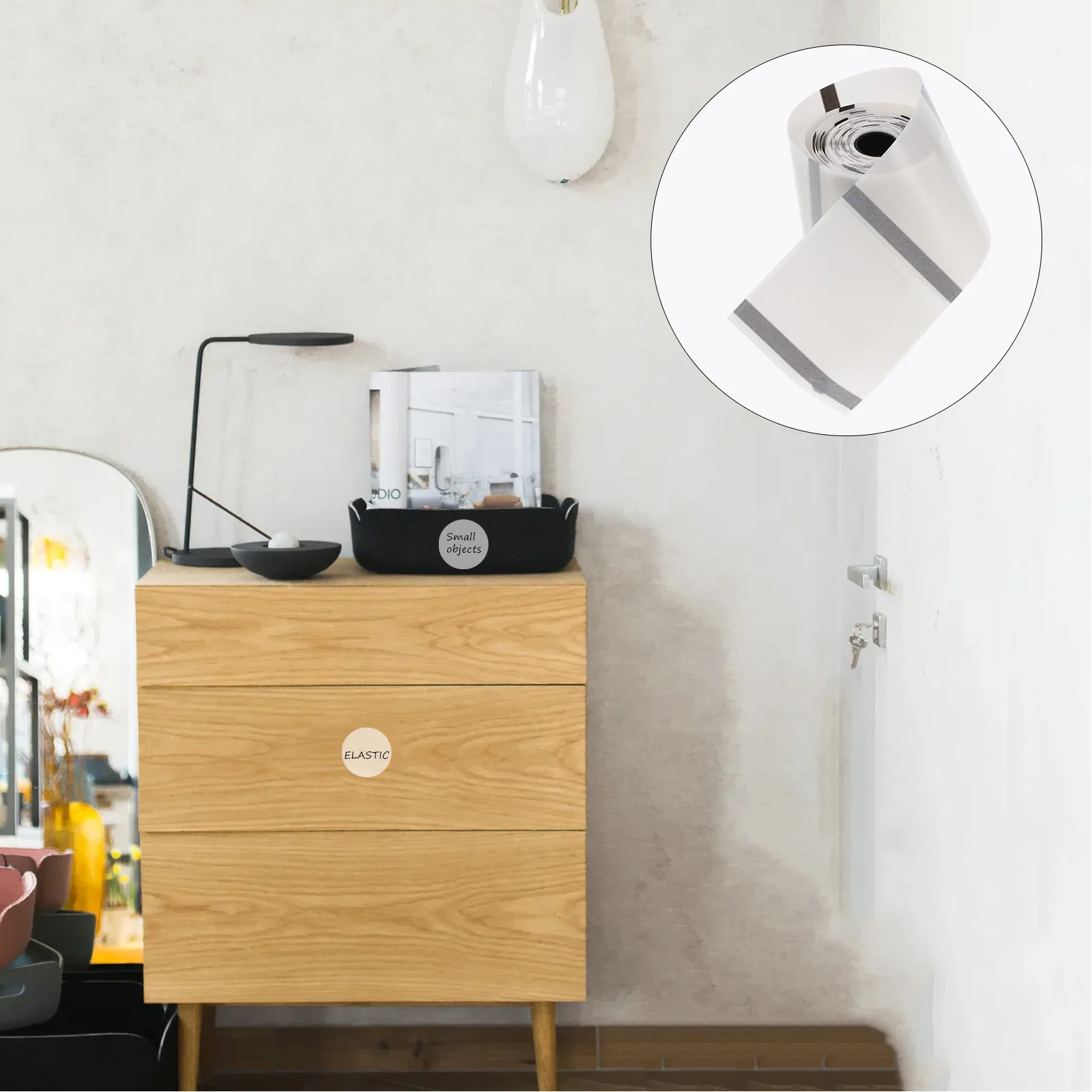 تسميات شحن فارغة ذاتية اللصق البريد البريدي ورق حراري مقاوم للماء