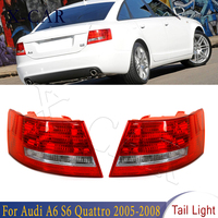For Audi A6 S6 Quattro 2005 2006 2007 2008 Rear Bumper Tail Light Brake Stop Reverse Lamp Without Bulb 4F5945096M 4F5945095M