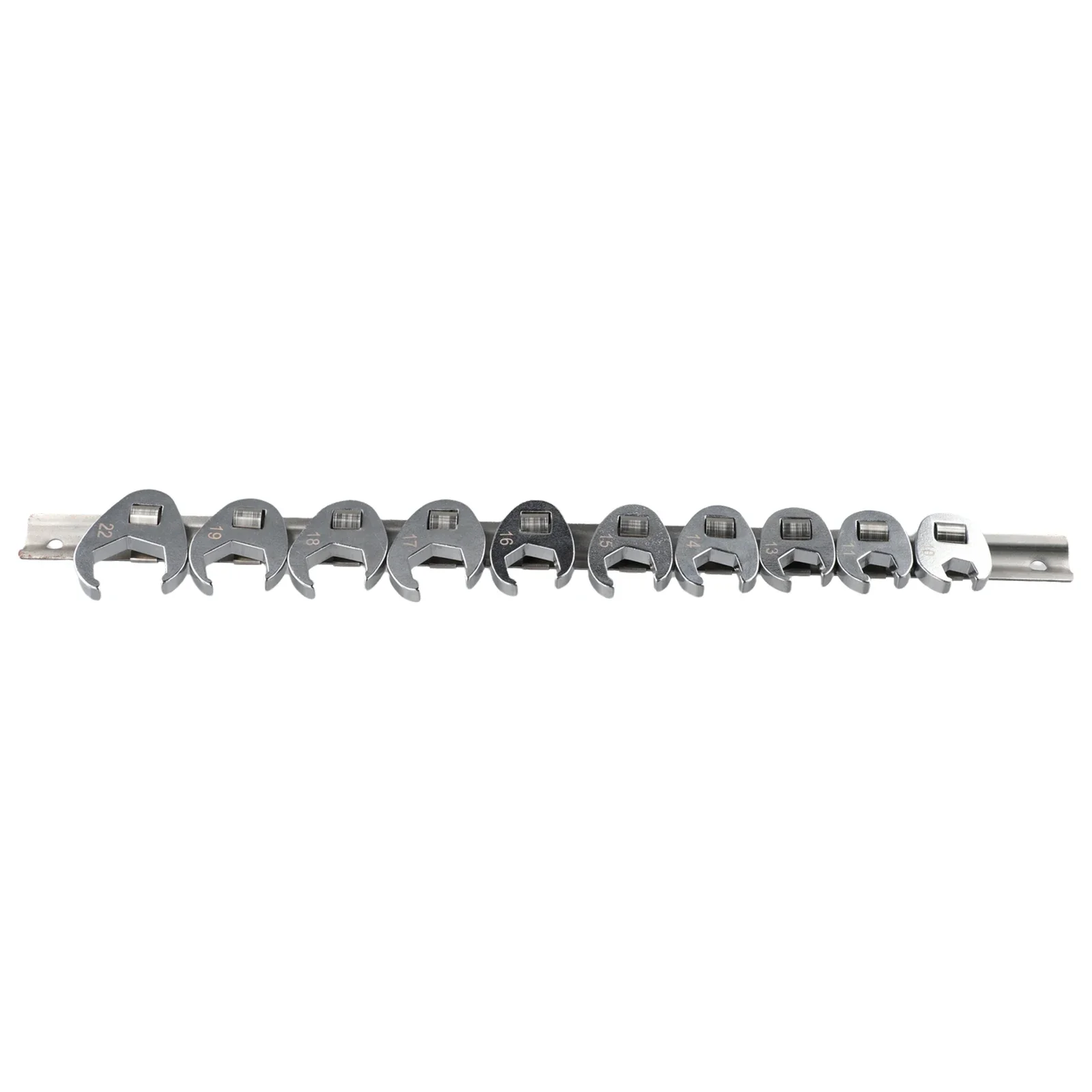 Chrome Plated Crowfoot Wrench Compact And Note Open End Design Open End Spanner Package Content Pcs Applications