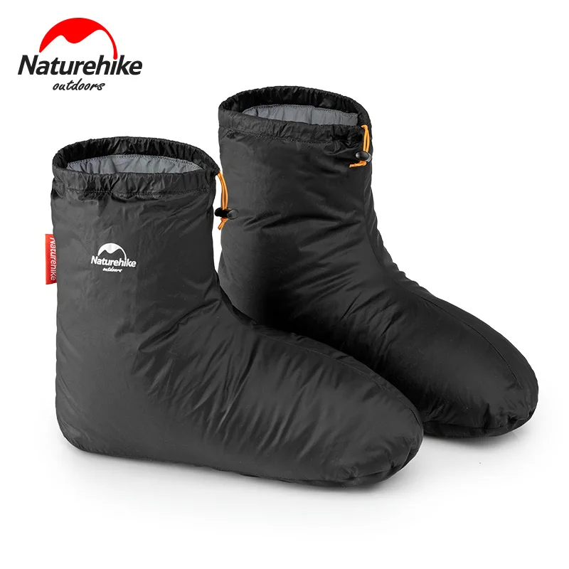

Naturehike Sleeping Bag Accessories Goose Down Shoe Cover 80g Indoor Portable Unisex Winter Warm Feet Cover Waterproof Windproof