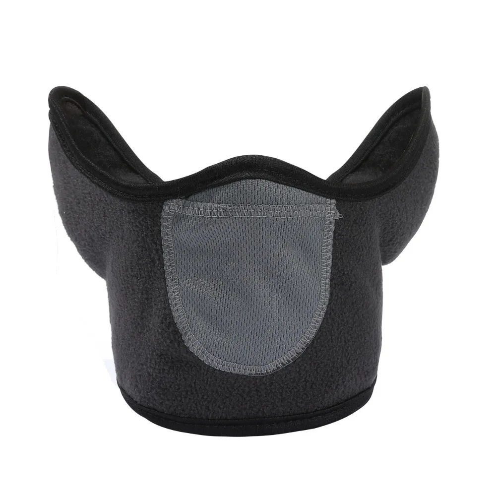 Fluffy Fleece Cold Weather Neck Warmer Windproof Warm Fleece Thermal Scarf Mask Cellular Network Cotton Ear Cover Winter Hiking
