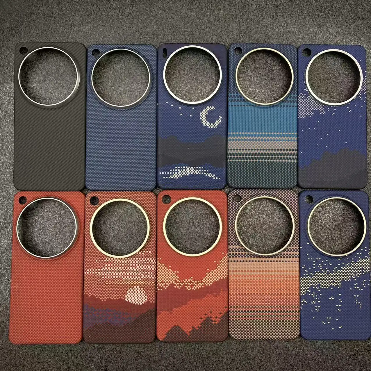 

For Oppo Find X9 Ultra Case Leather Version Kevlar Magnetic Carbon Aramid Fiber Fabric Slim For Anti-Drop Shockproof Hard Cover