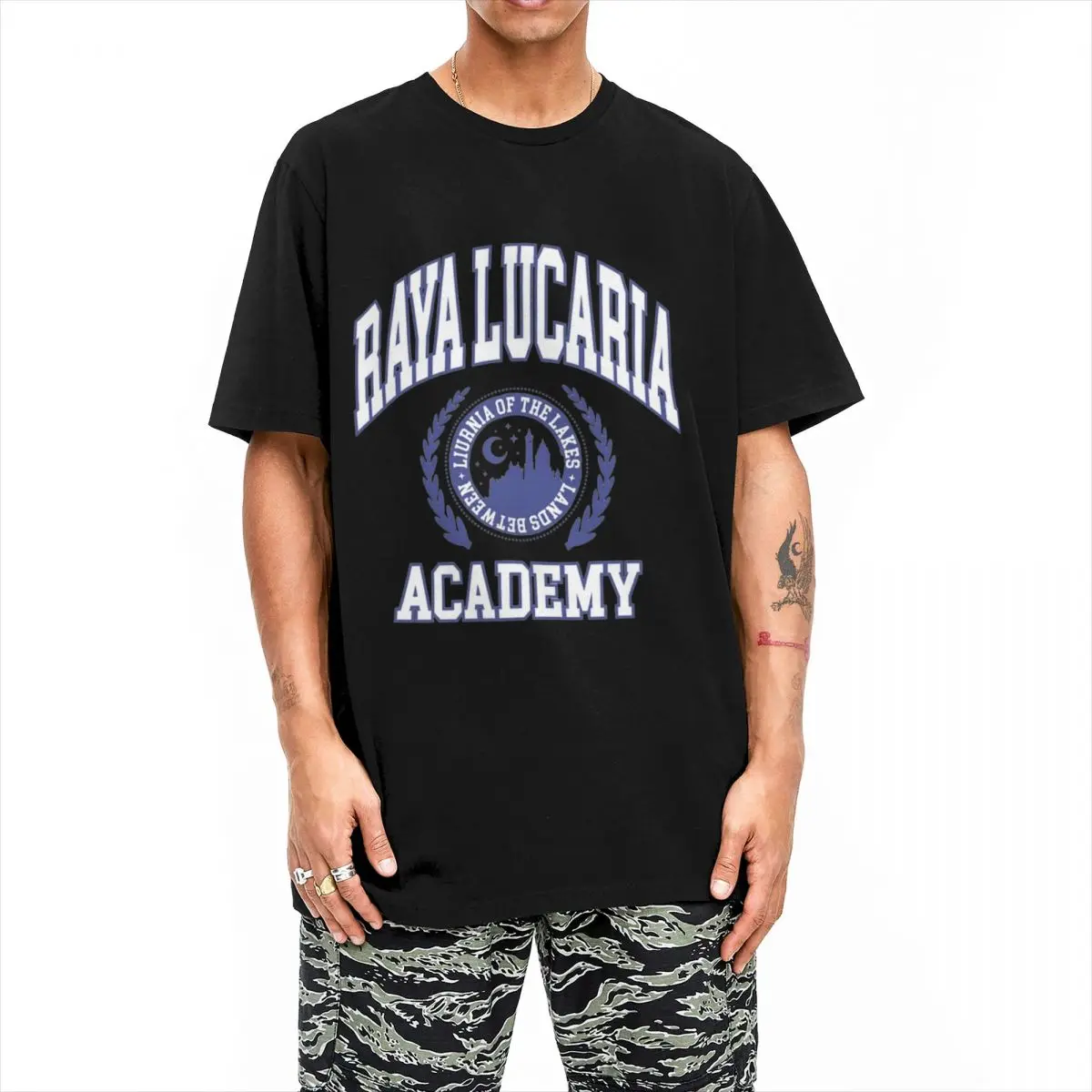 Haikyuu T-Shirt Action Role-playing Game Pure Cotton T-Shirts raya lucaria Trendy Cool Tee Shirt for Man Summer Y2K Top Tees