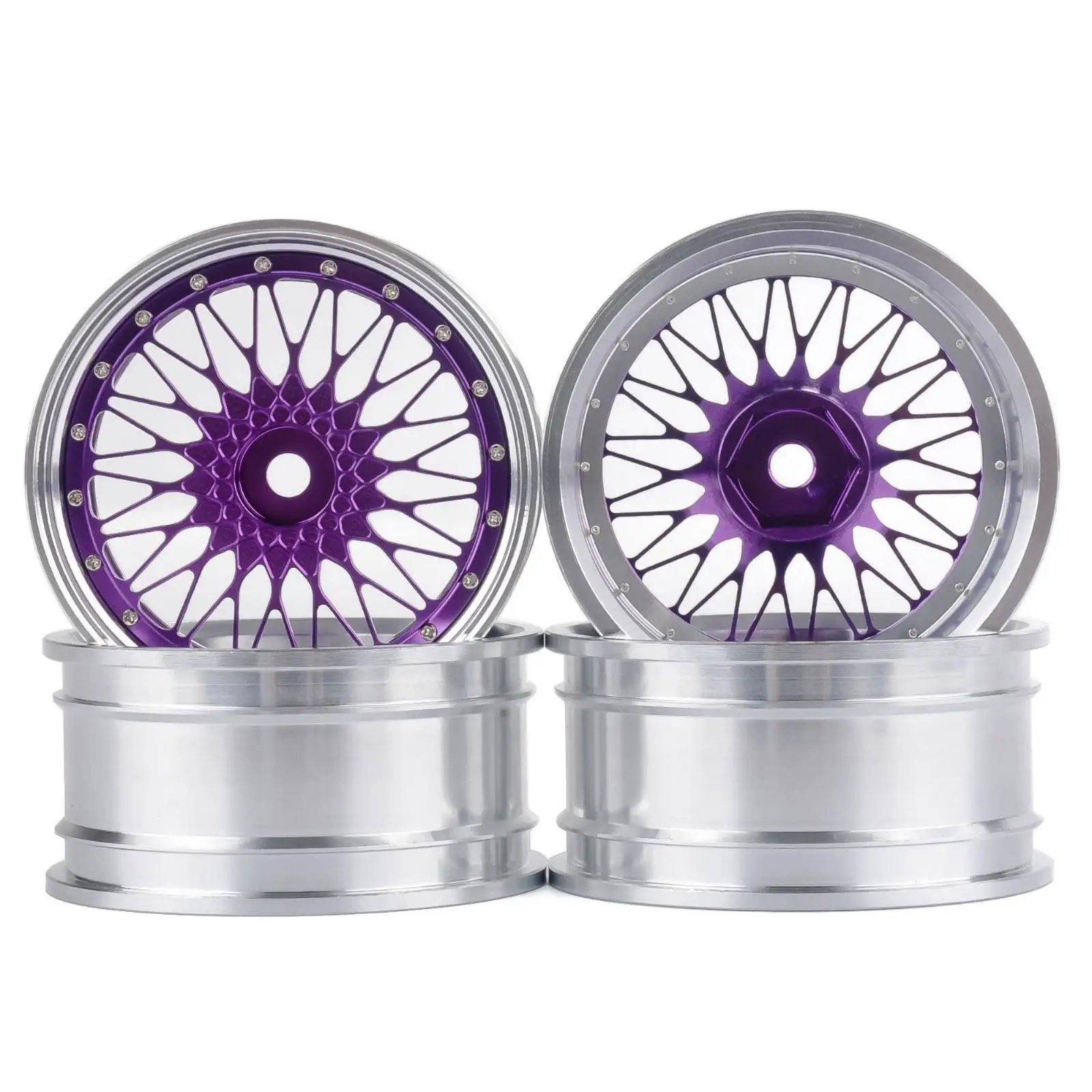 Slide Wheel hoop with Multi-Spoke Design 1/10 Scale RC Slide Wheel hoop Metal