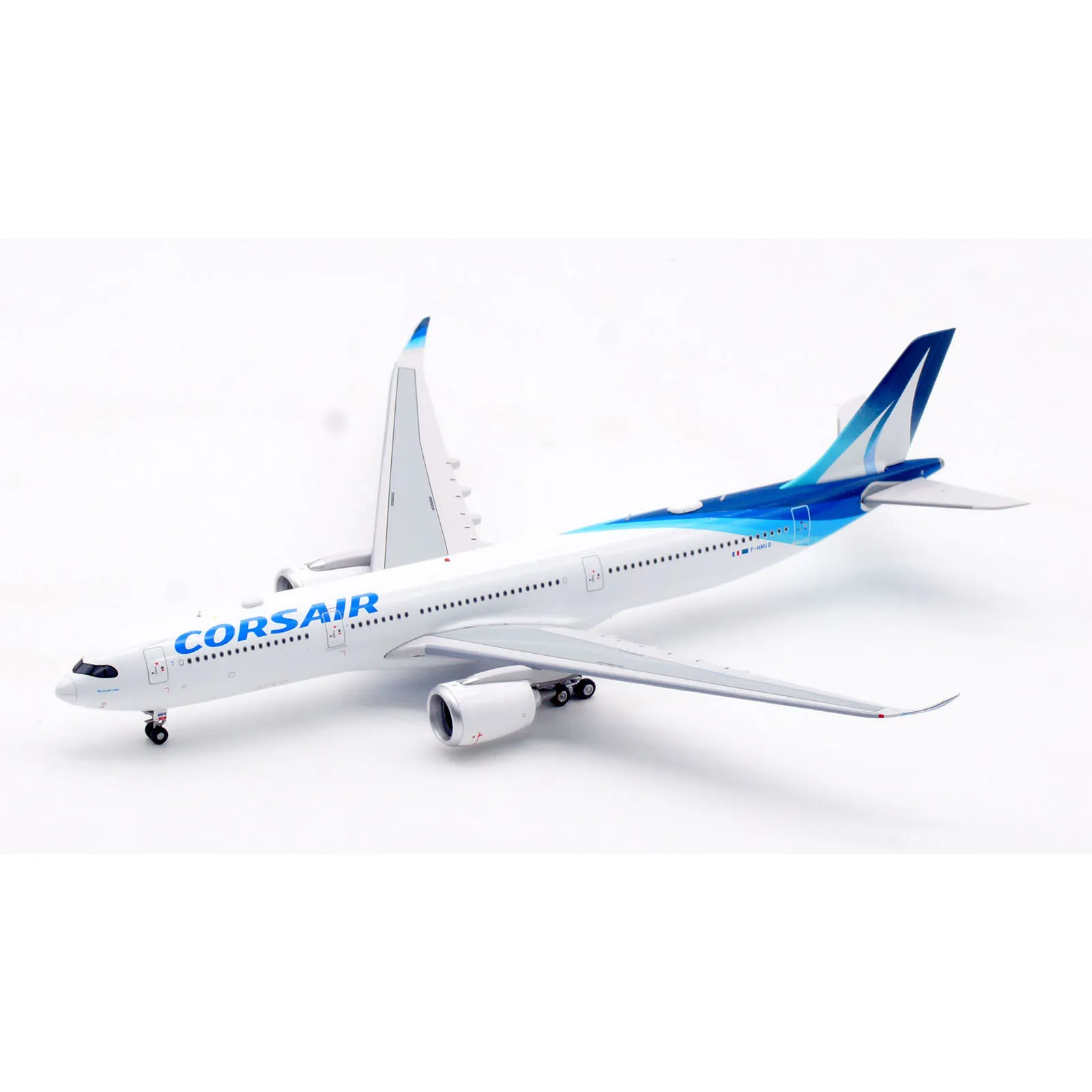 AV4225 Alloy Collectible Plane Gift Aviation 1:400 Corsair Airbus A330-900 Diecast Aircraft Model F-HHUG With Tractor & Stand