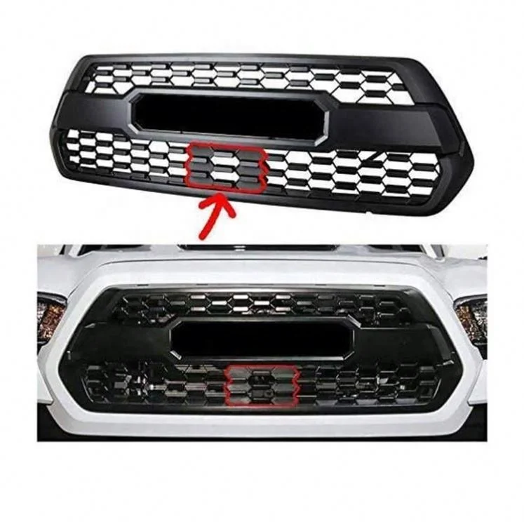 2016+ Hot Sale 4x4 auto tuning accessories grill Sensor Cover for  Tacoma TRD grill  Sensor Cover