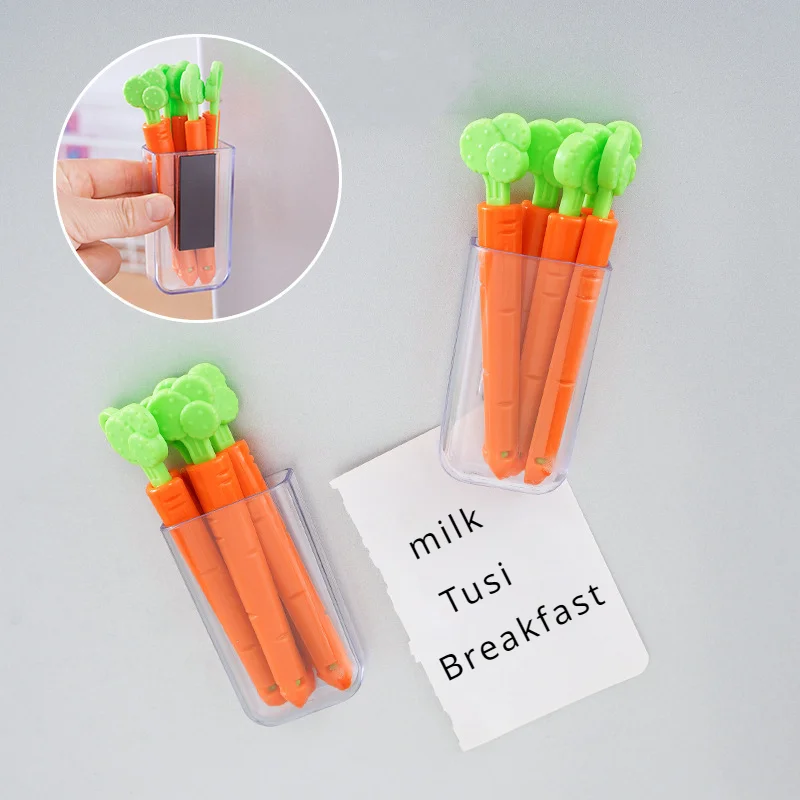 5pcs Bag Clips Portable Food Snack Bag Sealing Clamp Carrot Shape Food Fresh Keep Organizer Sealing Clips Kitchen Storage Tools