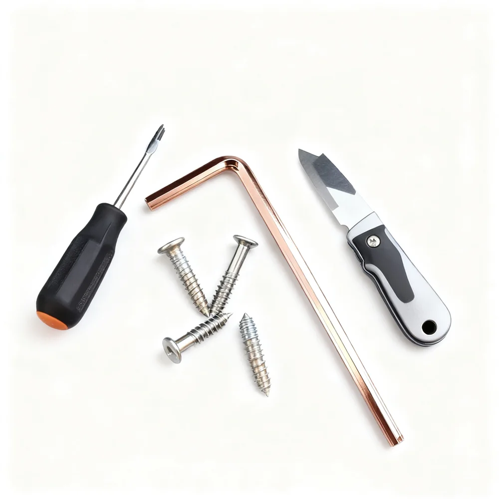 Screwdriver Spanner Wrench Hand Tool CR-V Chrome-Vanadium Steel High Hardness Hex Key Size 2.5-3MM