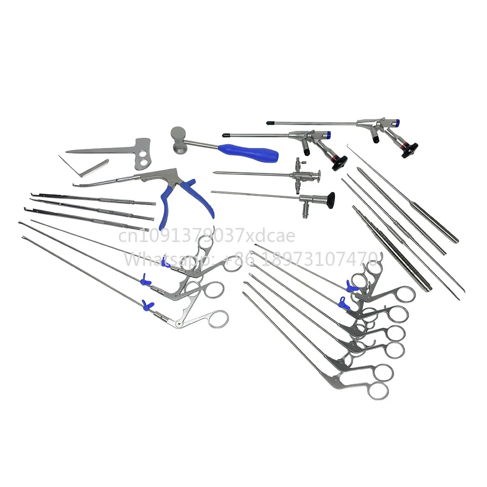 2026 New Complete Spinal Endoscope Kit With Instruments Box, Adjustable Dilator Set, And Visual Trephine For 6.9mm/10mm Stenosi