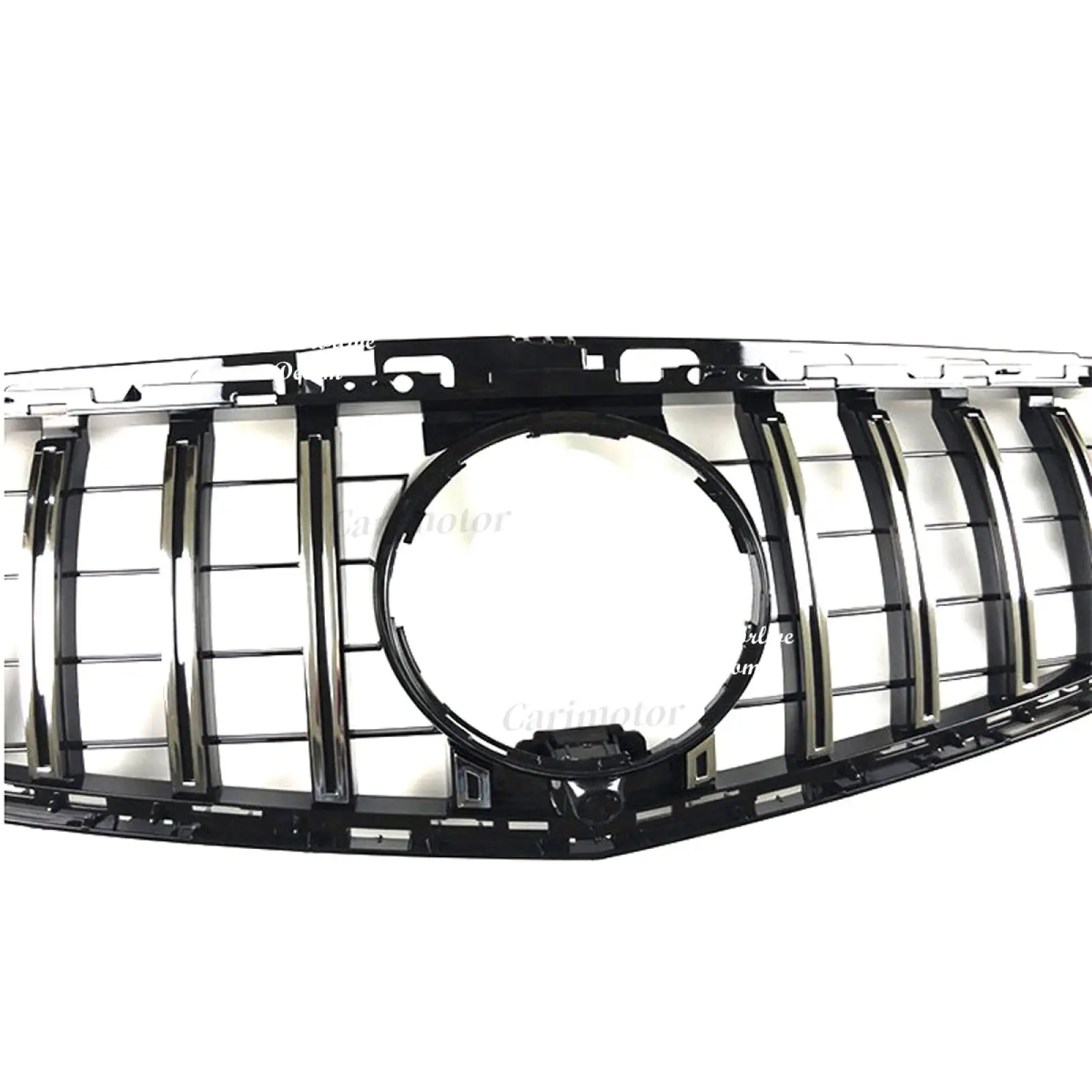 Front Bumper Upper Mesh Grille Racing For Mercedes Benz E-Class W212 S212 2014 2015 Silver Diamond