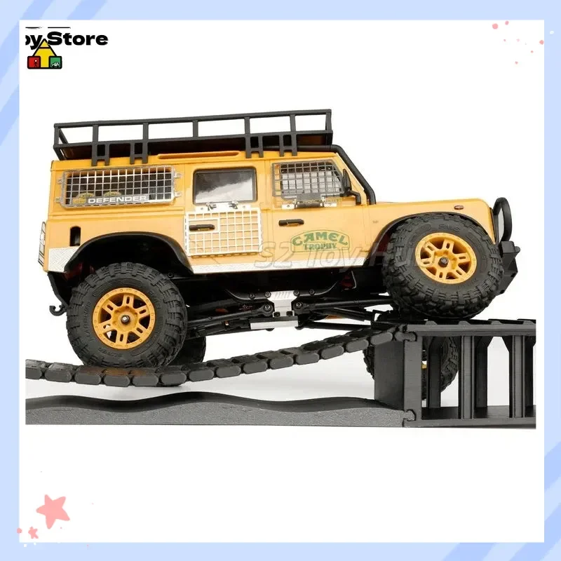 Piastra di Protezione Inferiore in Metallo Rcdream per Telaio e Assale, per Auto RC Crawler Fcx24m Camel Cup Defender Discovery Range Rover