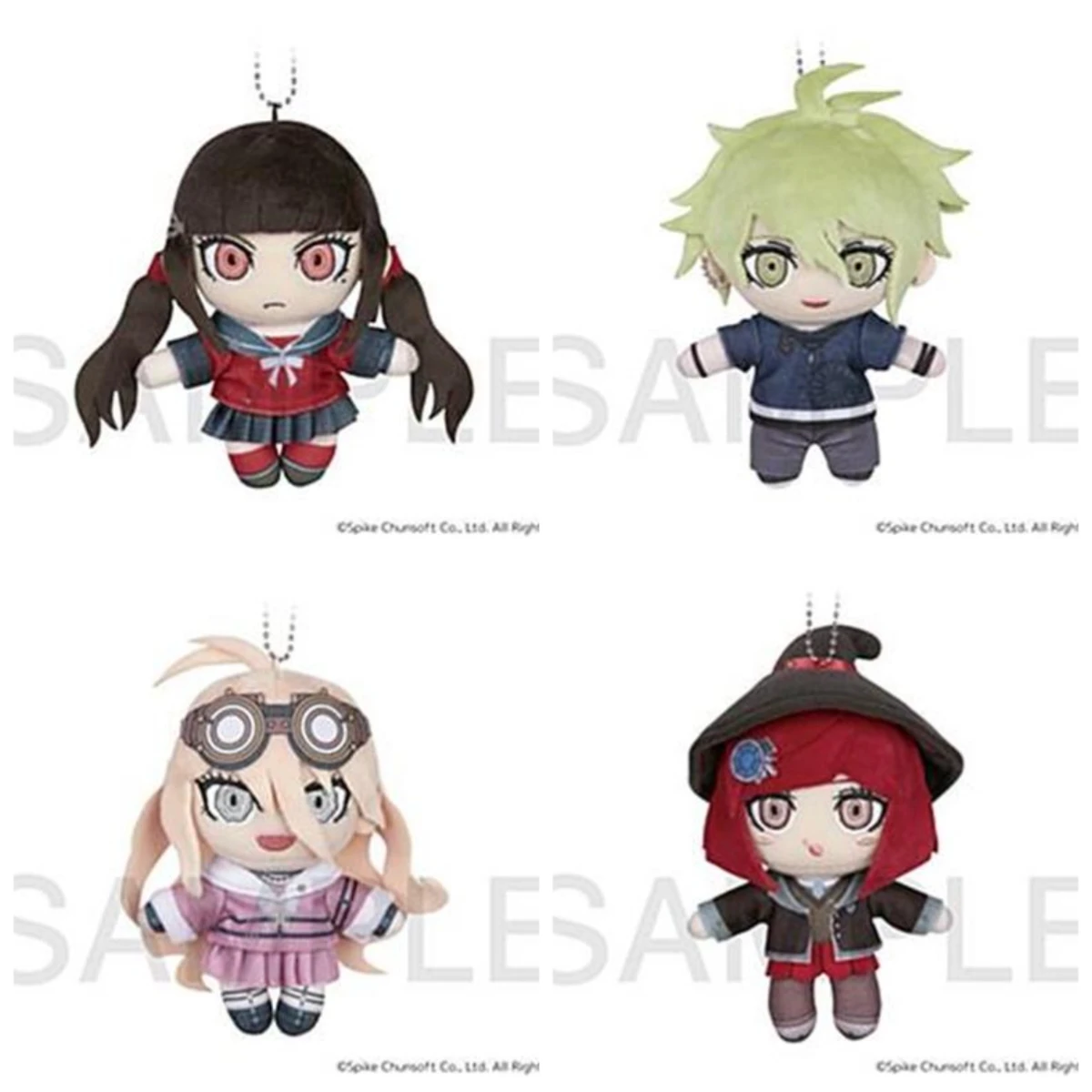 

Подлинное аниме Danganronpa Nagito Komaeda Hinata Hajime Naegi Makoto Косплей Пушистая подвеска Maumet Мультяшный кукольный брелок на Рождество