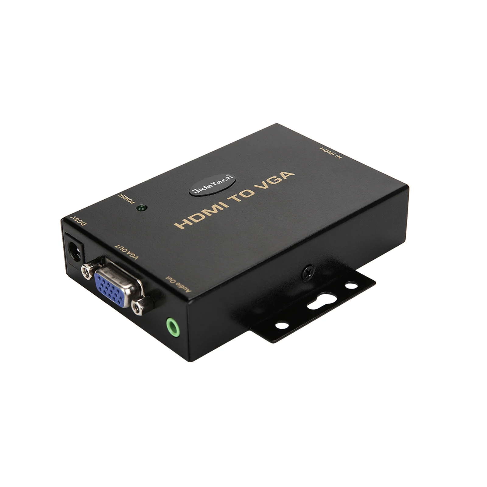 

JideTech HDMI to VGA KVM Switch Converter with 3.5mm Audio Supports 1080P for PC Laptop Display Computer Mac Projector