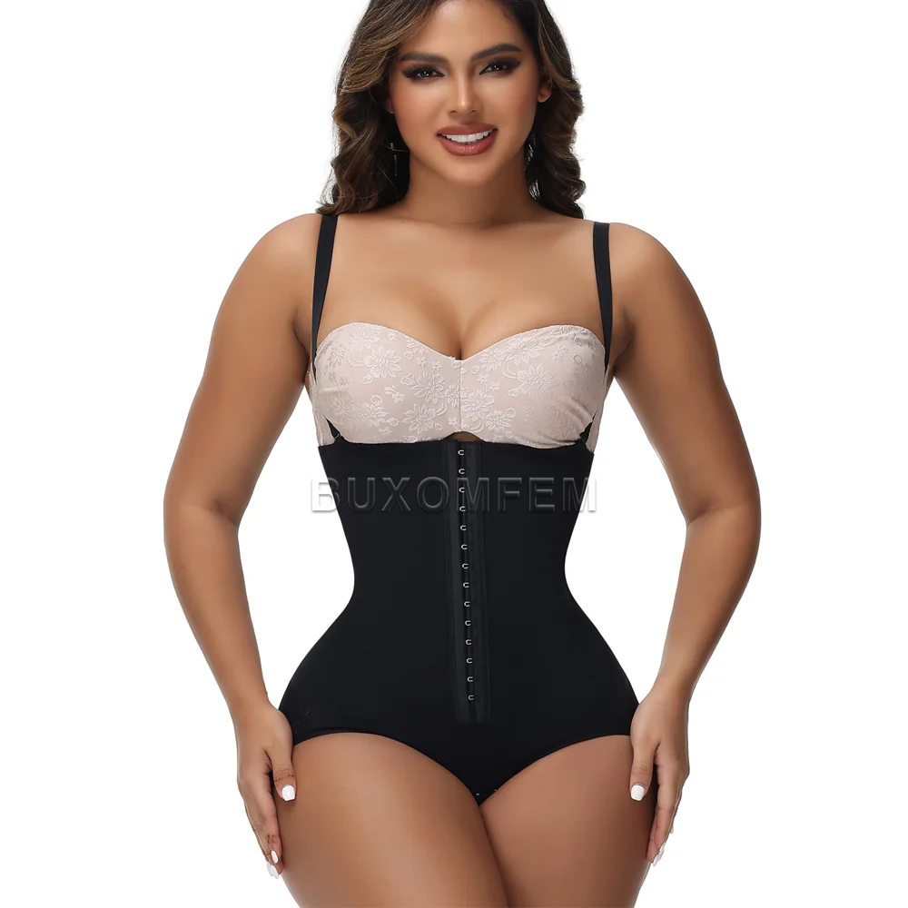 Women's Shaped Up Breasted High Waisted Pants Lightly Compressed Columbian Fajas Stylish Slimming Lace Shaper Underwear 2026