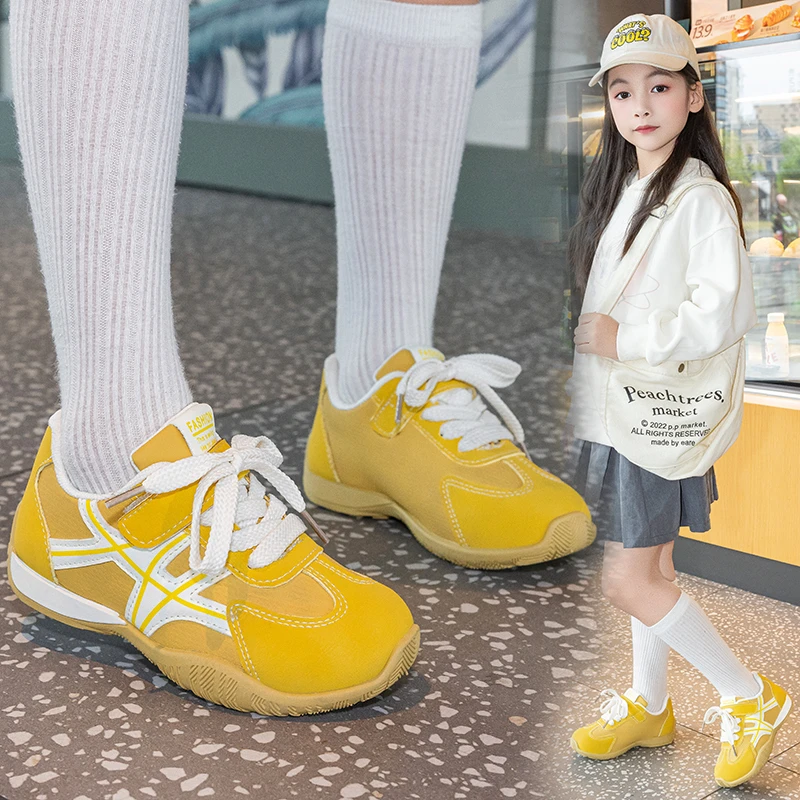 Children's Sports Shoes 2026 Autumn Baby Flat Bottom Fashion Non Slip Girls Boys Fashion Running Shoes Kid's Casual Sneakers