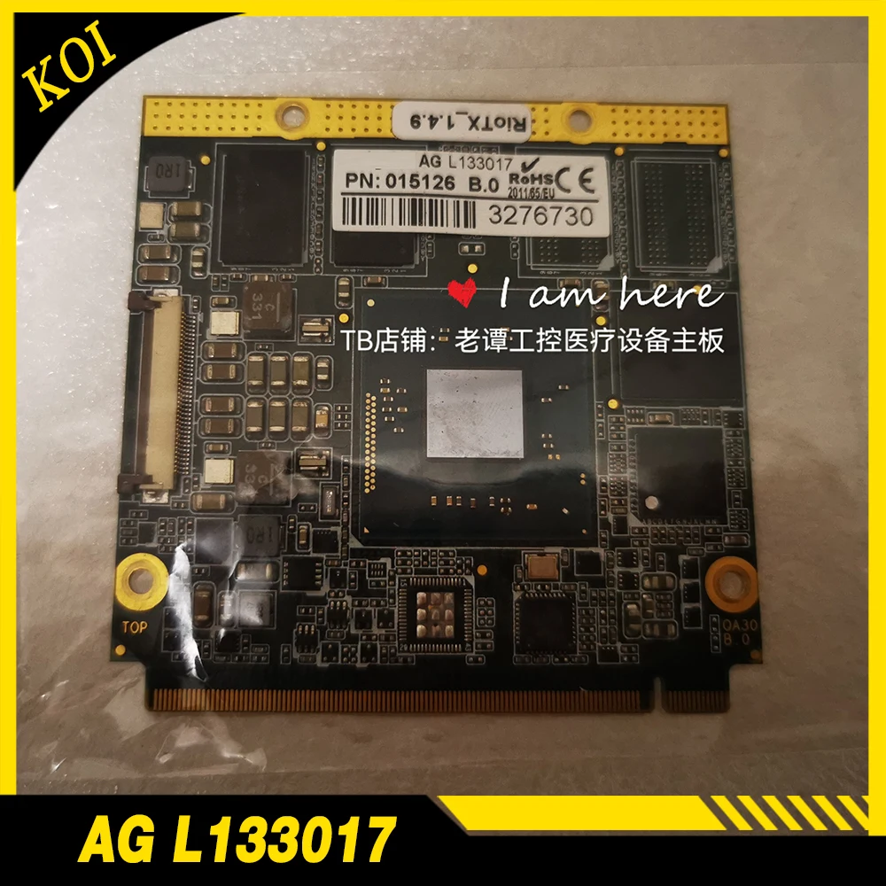 For congatec AG L133017 industrial control motherboard PN: 015126 B.0