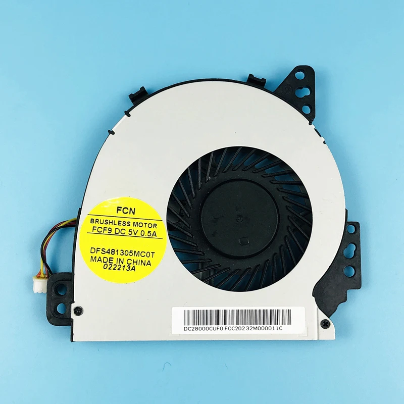 New Original Laptop CPU Cooling Fan For Toshiba S40DT-AT01M S40DT S40 S40-A S40D-A Cooler DFS481305MC0T FCF9 MF60070V1-C130-G99