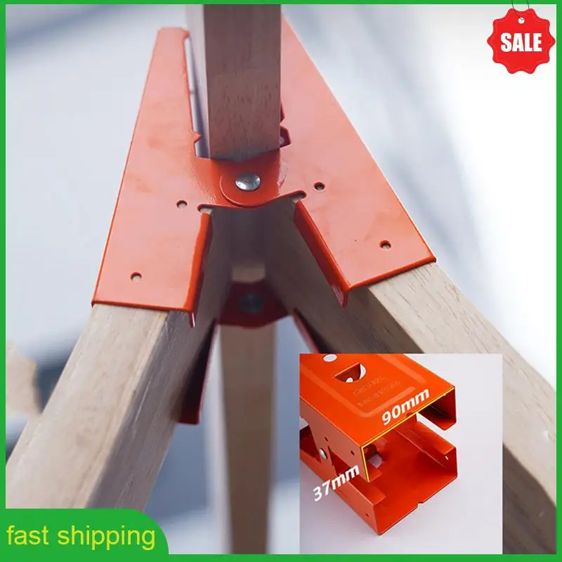 

A010 8X Woodworking Table Mobile Bracket Fixing Clip Saw Horse Clips Carpentry Furniture Reinforcement Clamp