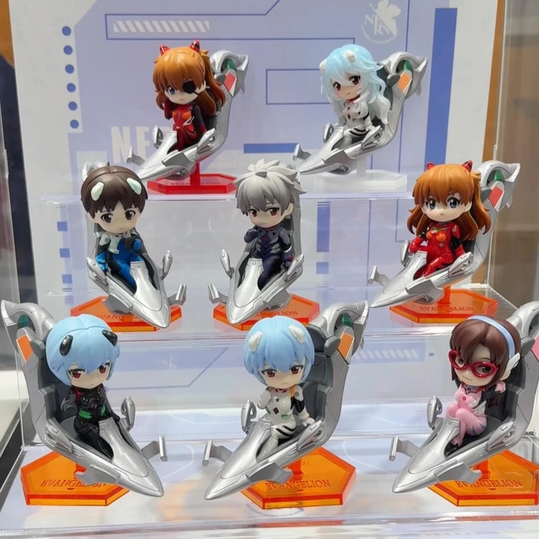 GONG EVA Neon Genesis Evangelion Driver Blind Box Action Figure Doll Surprise Bag Collection Anime Model Desktop Ornament Toys