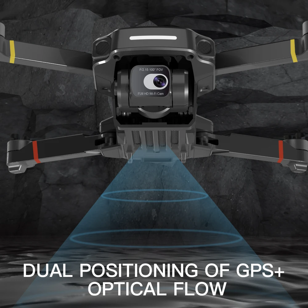 SJRC F5S PRO + PRO Plus GPS kamera HD 4K EIS, Gimbal mekanik 2 sumbu tanpa sikat dapat dilipat, Quadcopter RC