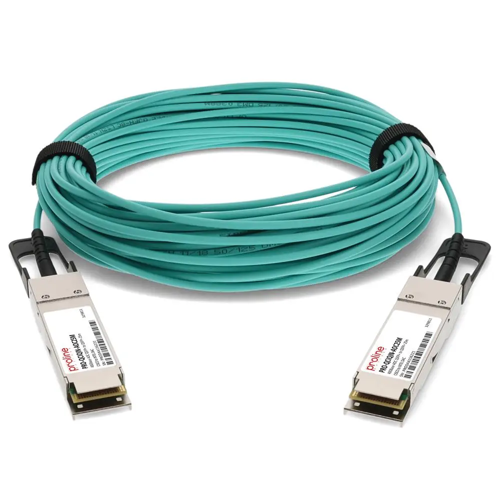 QSFP-H40G-AOC25M-40GBASE Compatible con QSFP-H40G-AOC25M 40G QSFP+ a QSFP+ Cable óptico activo