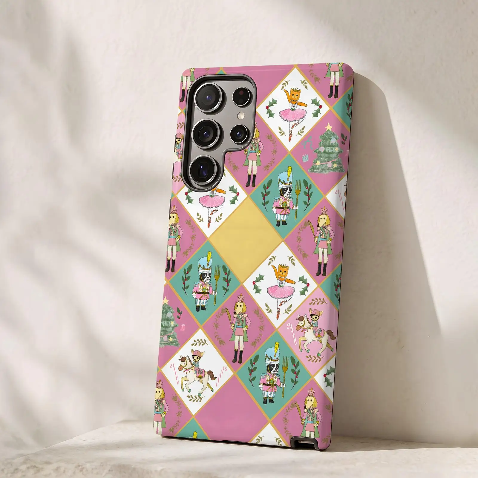 The Nutcracker  Phone Case For Samsung Galaxy S26 25 S24 S23 S22 S21 Ultra Glossy Film Phone Case
