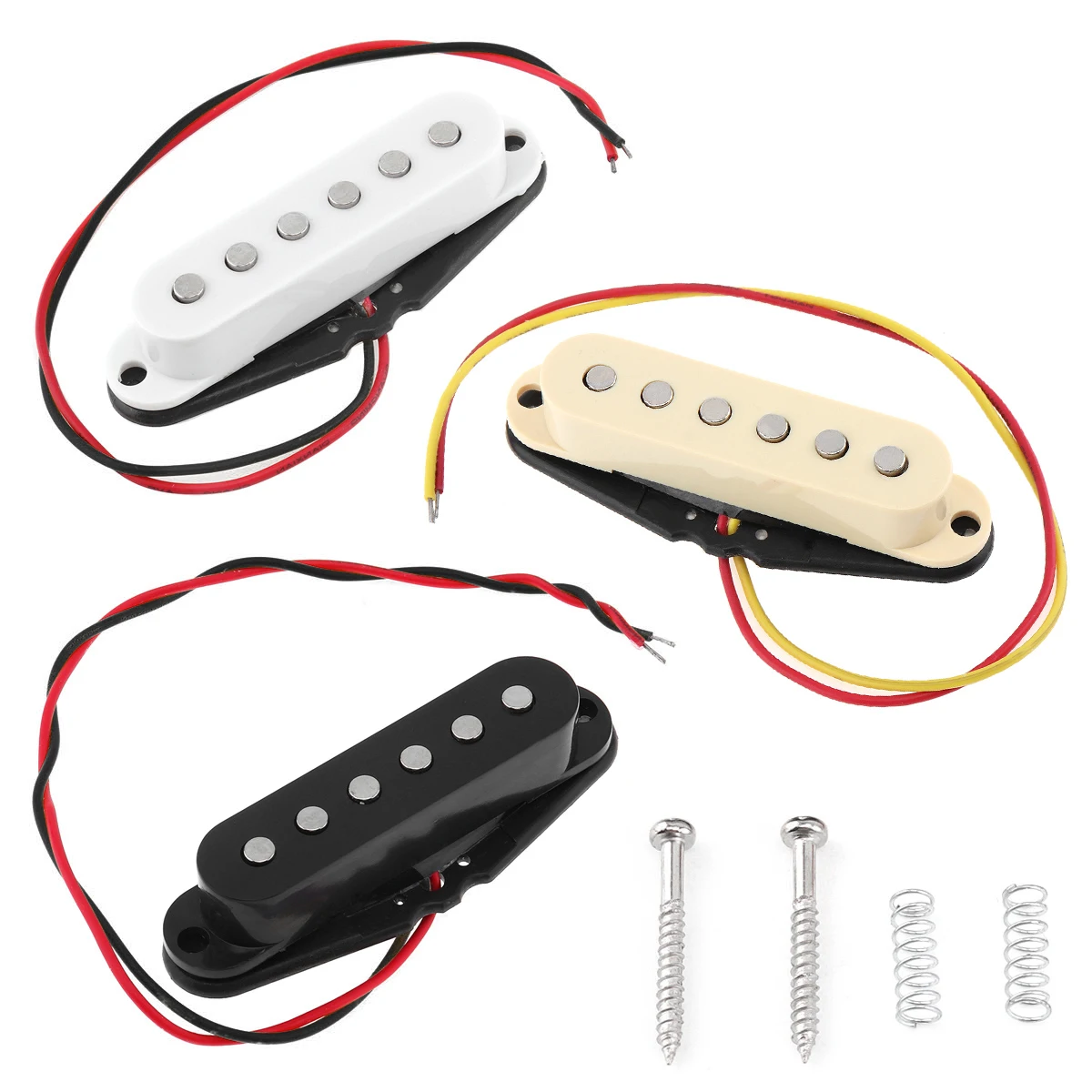 

Ceramic Single Coil Sound Pickup for SQ 6 Strings Electric Guitar Harmonious Guitar Parts Accessories