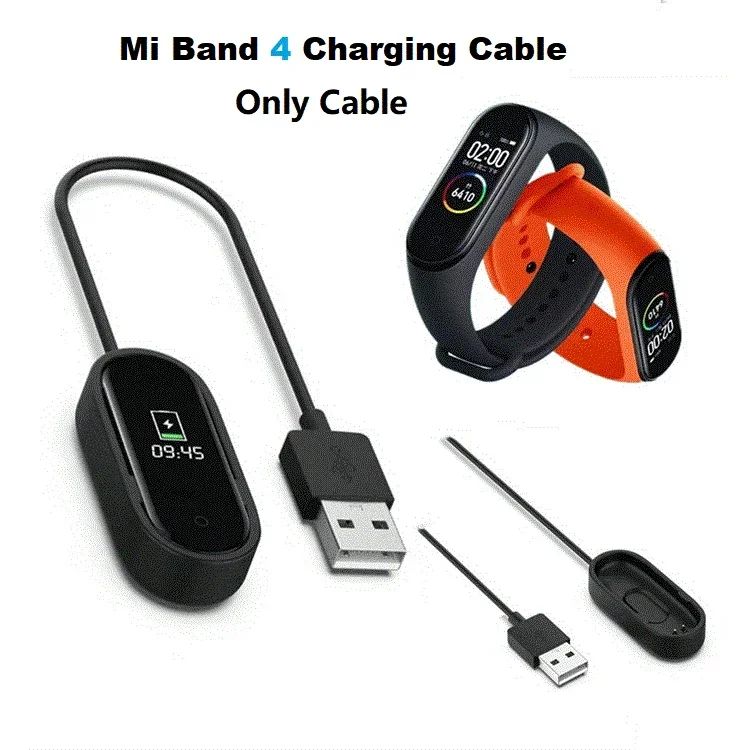USB Charging Cable For Xiaomi Mi Band 4 Smart Watch Charging Cable Fast Charging Cable Line For Xiaomi Mi Band 4