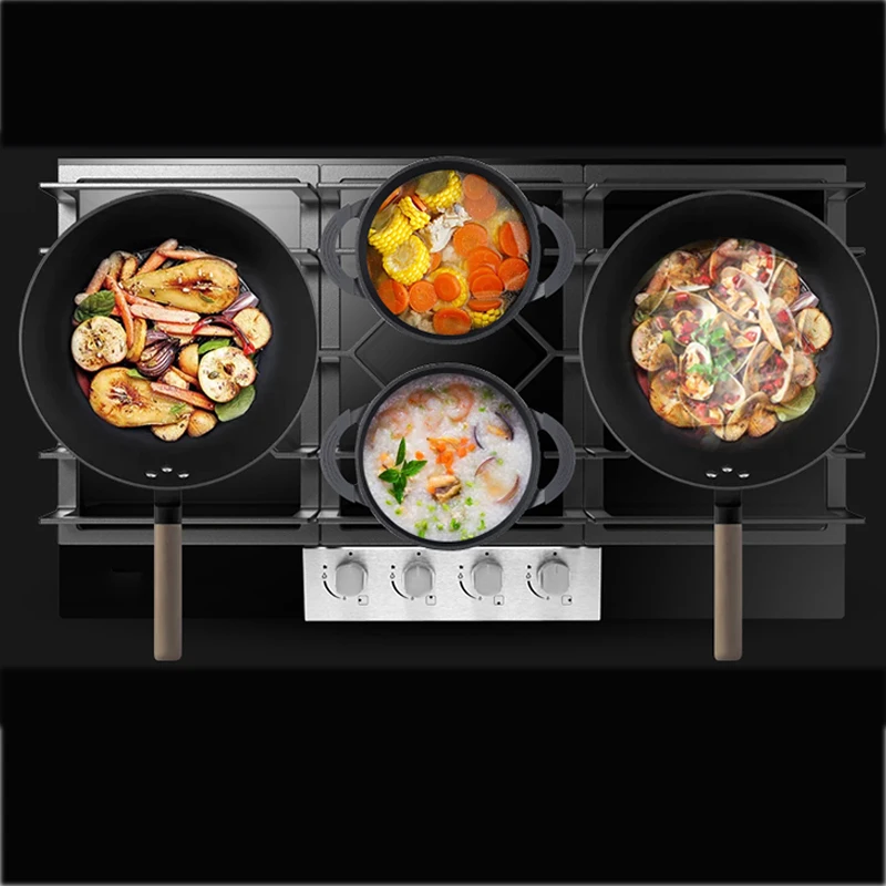 

Four Eye Gas Range Double Range Household Embedded Gas Range Liquefied Natural Gas Range