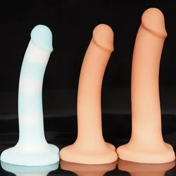 Liquid Silicone Heart-shaped Suction Cups for Men and Women with Small Fine Dick Sex Toys Beginner's Posterior Anal Reamer