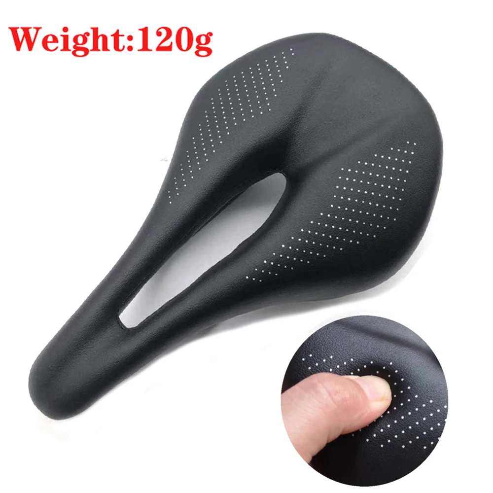 Full Carbon Bicycle Saddle MTB/Road Bike Saddles Ultralight Breathable Comfortable Seat Cushion 120g Cycling Seat Parts