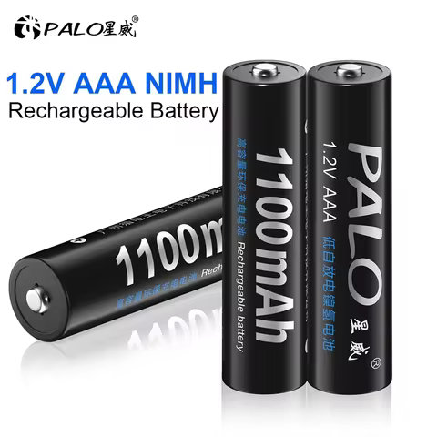 PALO 4-16Pcs 1100mAh AAA Rechargeable Battery 1.2V Ni-MH AAA Battery Rechargeable 3A Batteries Battery Rechargeable aaa Battery