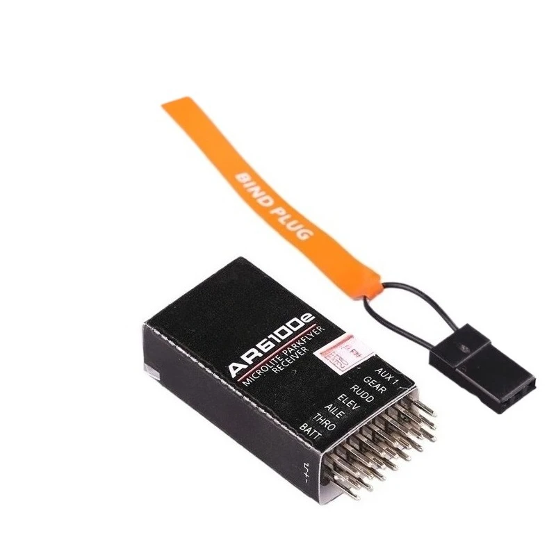 AR6100E 6 Channel 2.4G Radio Receiver DSM2 Protocol Enhanced Signal Receiving Module RC Fixed Wing Multirotor Model Parts