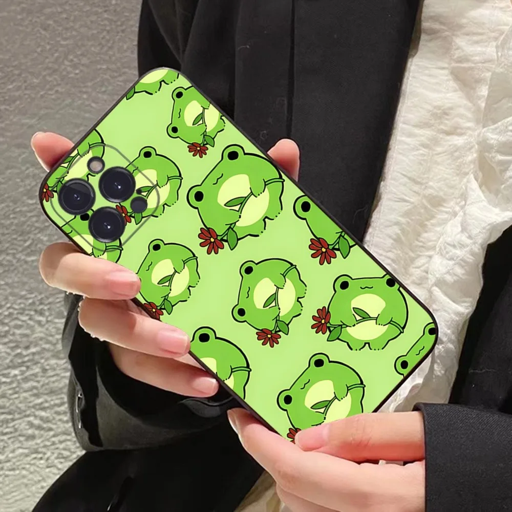 Funny Sad Frog pepe meme Phone Case For iPhone 15 14 11 12 13 Mini Pro XS Max Cover 6 7 8 Plus X XR SE 2020 Funda Shell