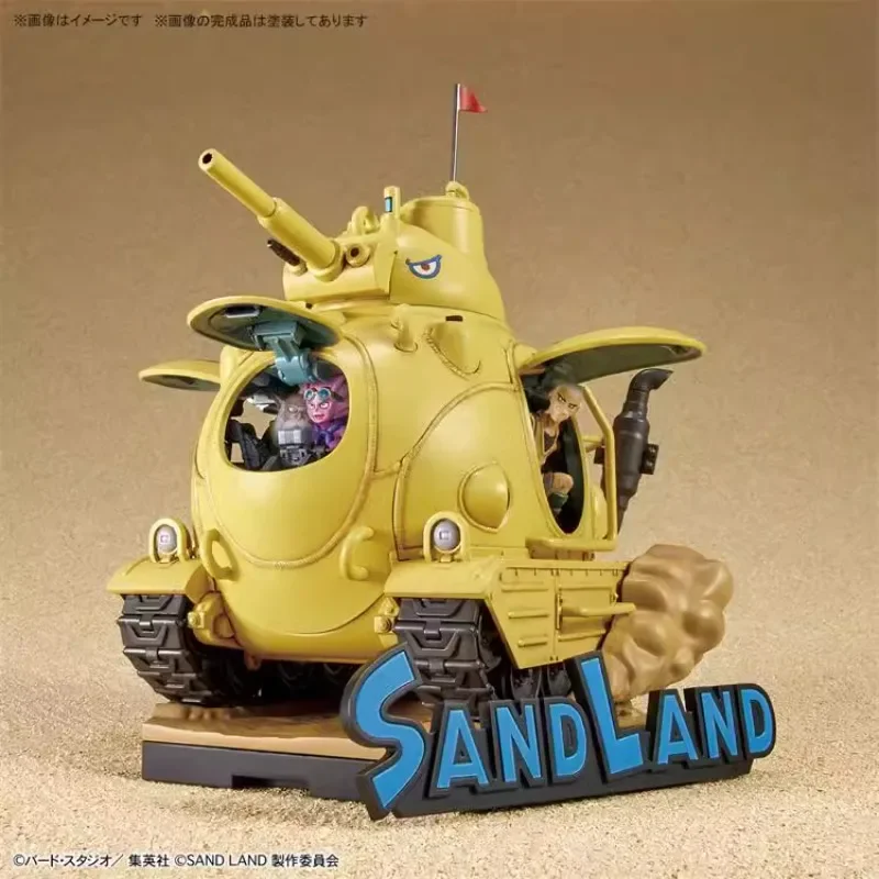 In Stock Original Bandai Genuine 1/35 SAND LAND TANK 104 Assembly Anime Action Figure Model Toys Collection Ornaments Kids Gifts