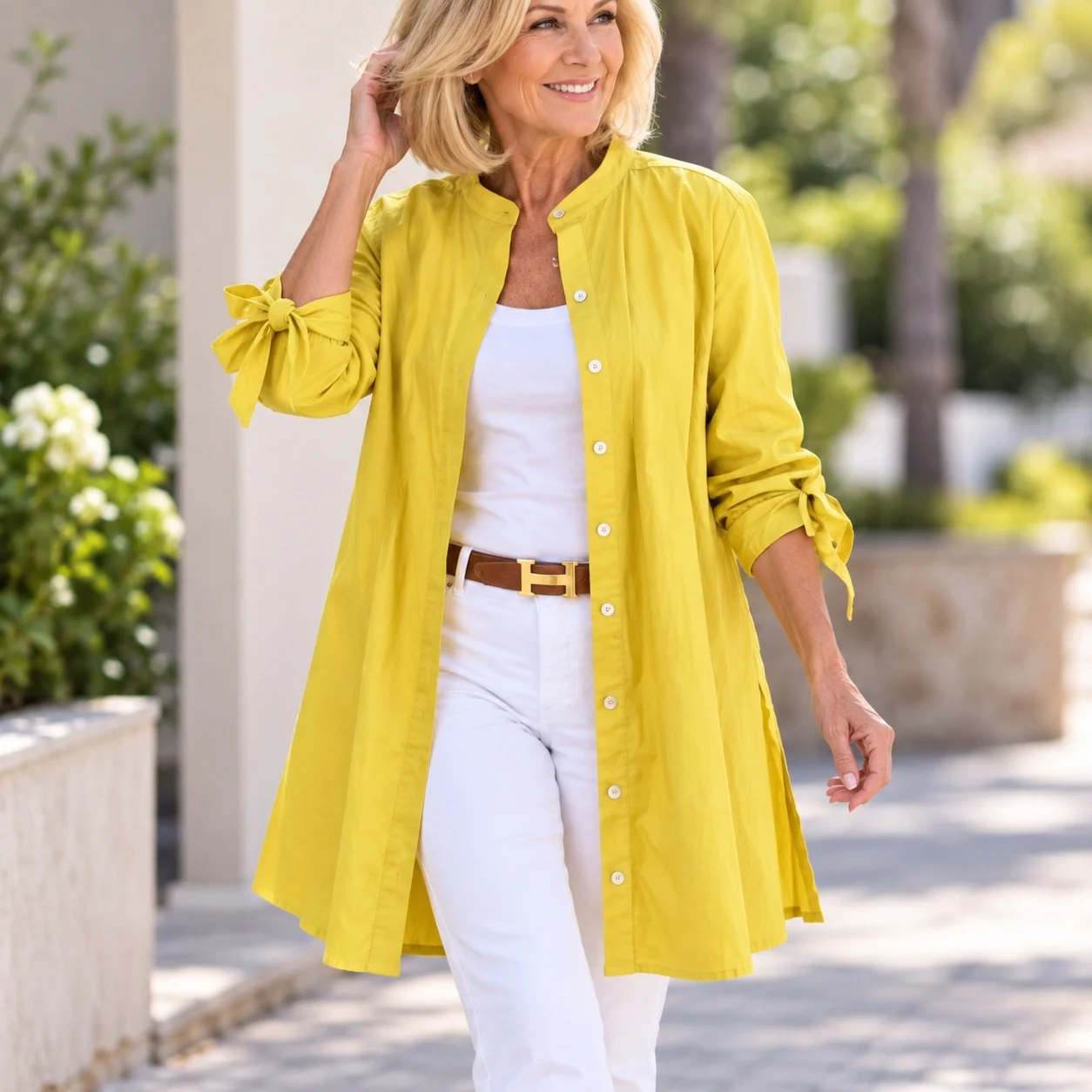 Long Sleeve Button Front Blouse Asymmetrical Japanese Korean Casual with Crinkled Texture No Stretch Round Neck Women Shirt