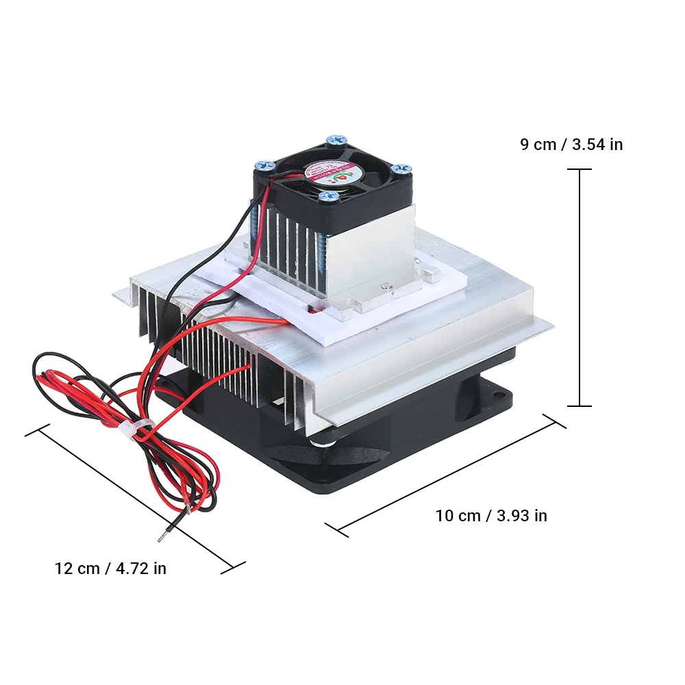 TEC Electron Semiconduttore Refrigerazione Piastra di raffreddamento Radiatore fai-da-te Raffreddamento locale Kit dispositivo di raffreddamento per