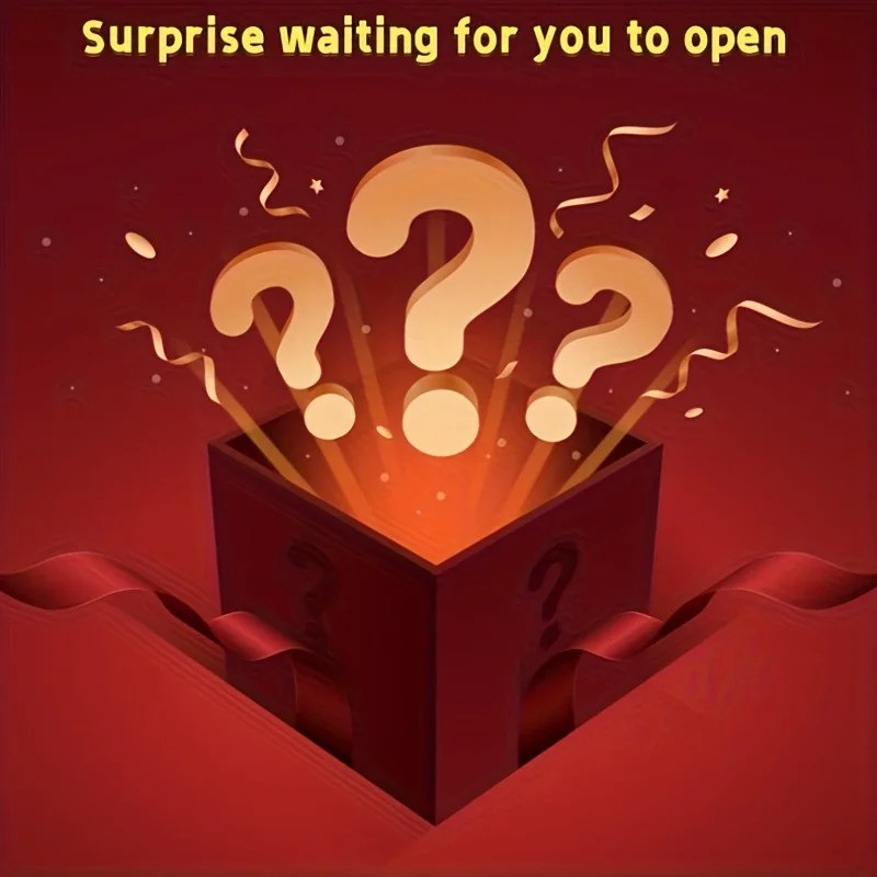 Armazém de seleção aleatória 100% Caixa Mistério - vários estilos, adequado para surpresas exclusivas, compra surpresa de itens aleatórios