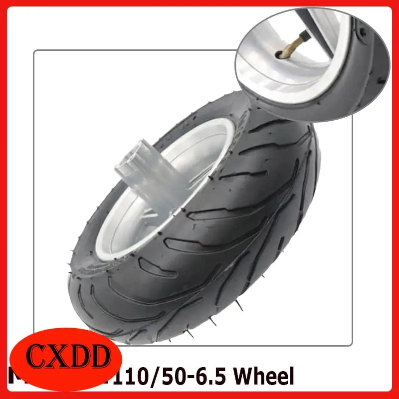 

High quality materials 110/50-6.5 Rear Tyres Wheel Tire with Alloy Hub/rim for 2 Stroke 47 Electric Scooter Accessories